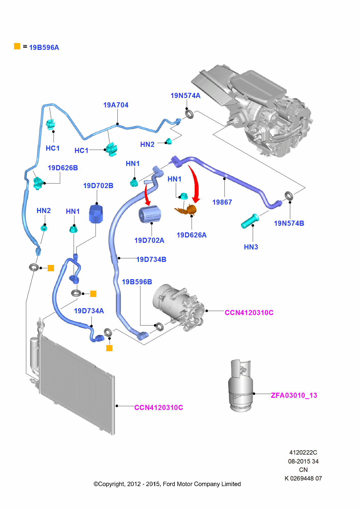 Ford F350 Air Conditioning Diagram