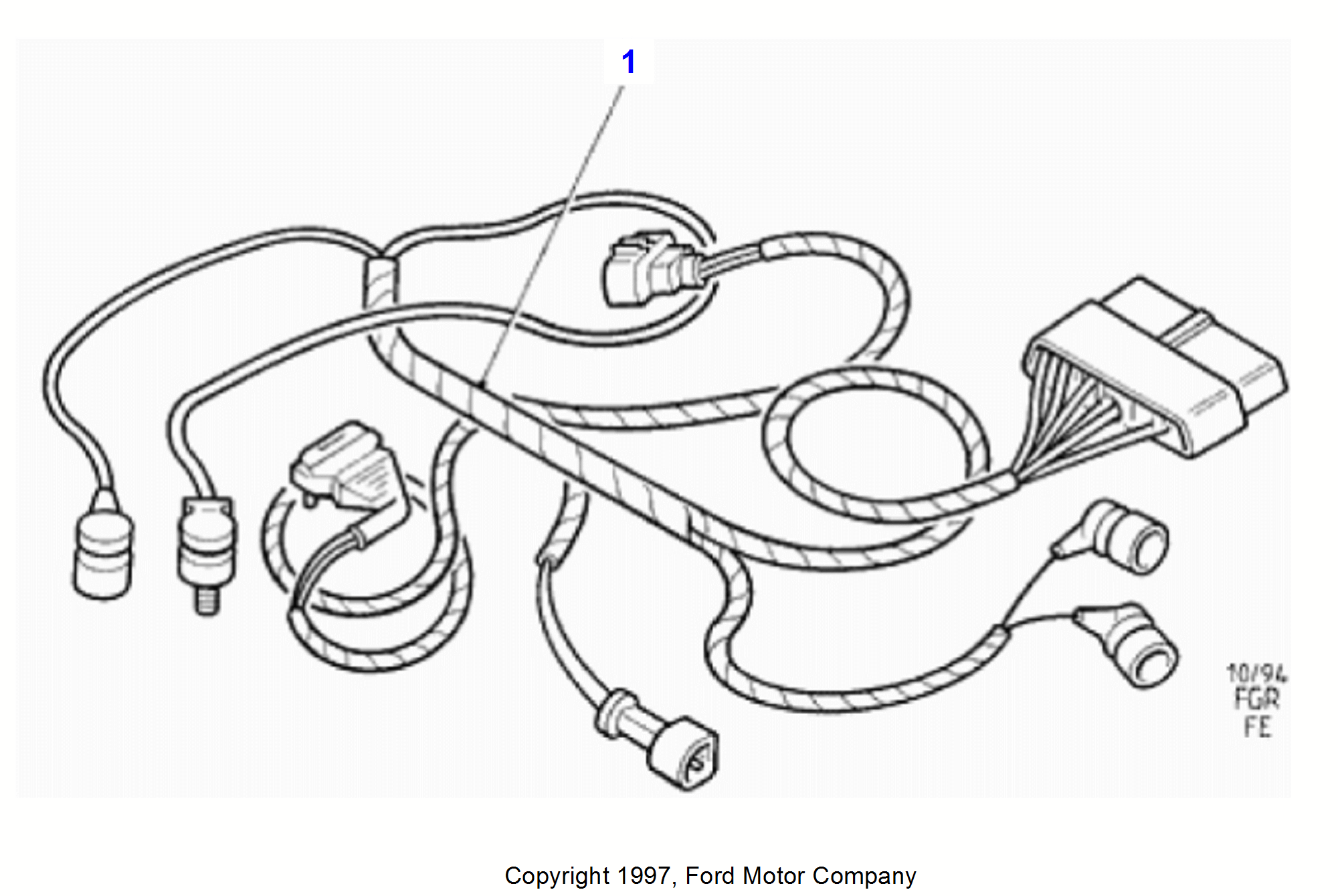 1994 Tauru Wiring Diagram
